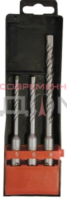 Набор буров SDS+ USPEX 4-х гр., 3шт, 5-6х110мм, 8х160мм /33004/